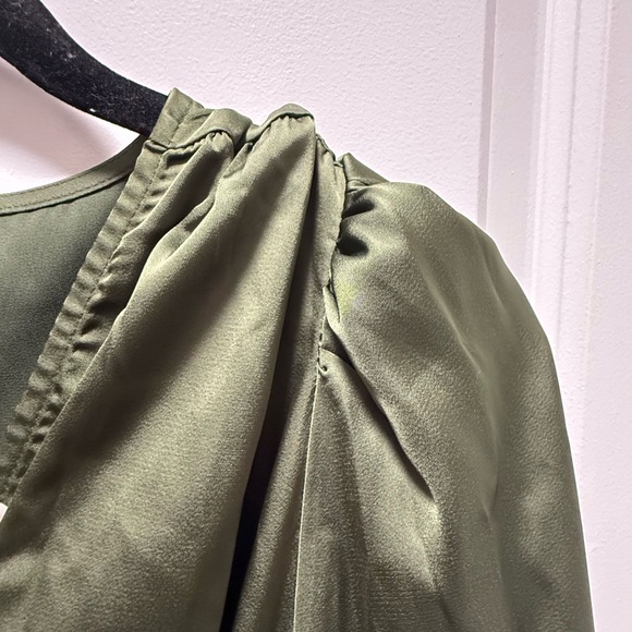 SHEIN Olive Green Curve Dress - Picture 7 of 7